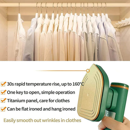 PressPocket™ - Handheld Steam Iron | Garment Steamer | 30-Sec Wrinkle-Free