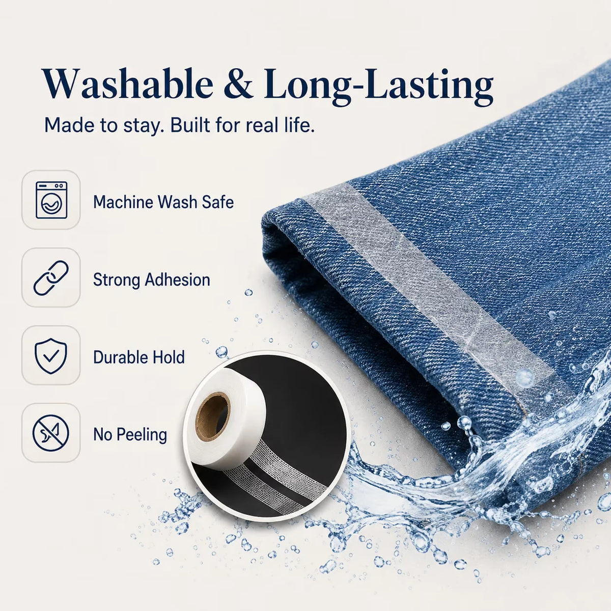 StitchFree™ | Strong & Reliable Hold | No Sewing Needed