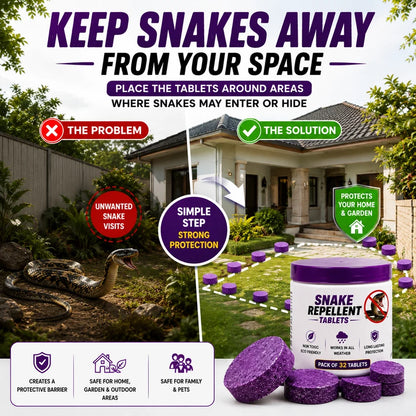 Snake Repellent Tablets (Pack of 32)