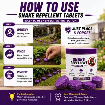 Snake Repellent Tablets (Pack of 32)