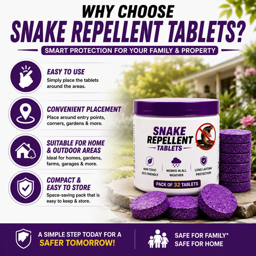 Snake Repellent Tablets (Pack of 32)