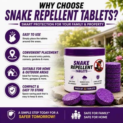 Snake Repellent Tablets (Pack of 32)