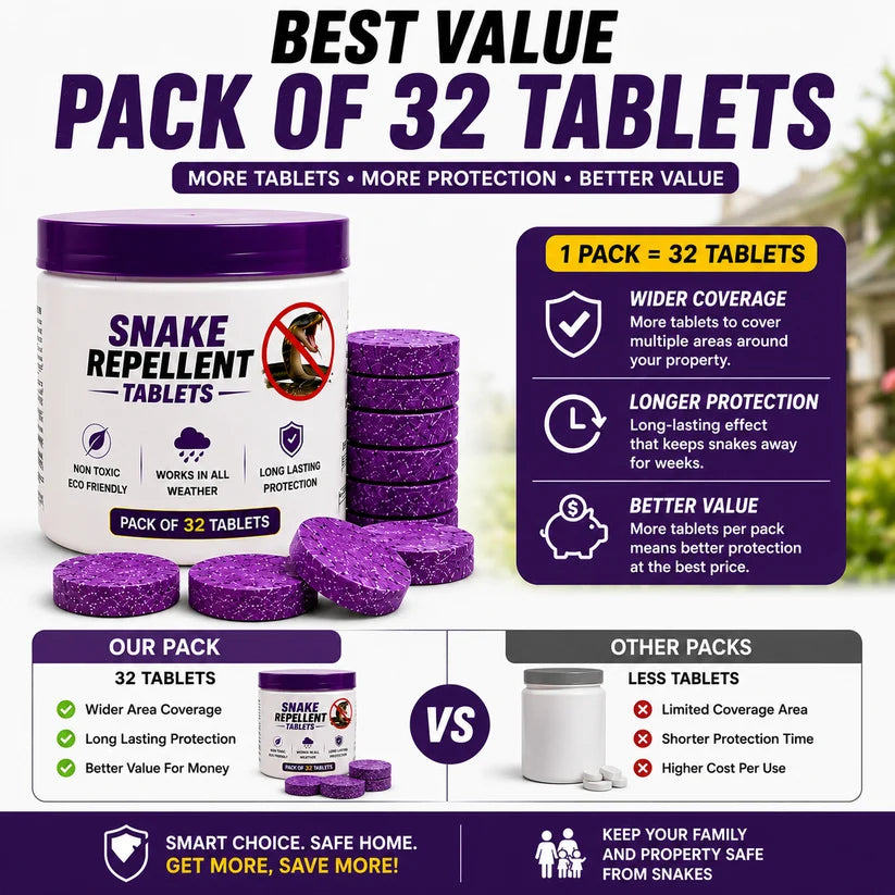 Snake Repellent Tablets (Pack of 32)