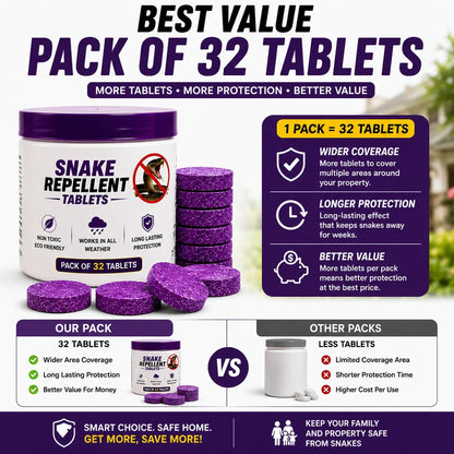 Snake Repellent Tablets (Pack of 32)