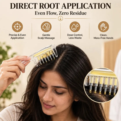 Scalp Oil Applicator Comb