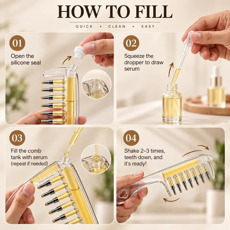 Scalp Oil Applicator Comb