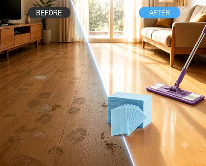 MopDrop Floor Cleaning Sheets | 100 Sheets | Drop, Dissolve & Mop