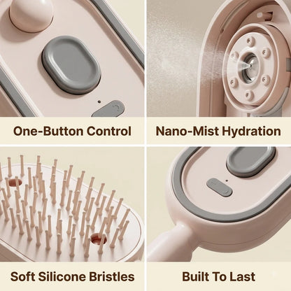 AirGlow™ 4-in-1 Electric Spray Air Cushion Massage Comb