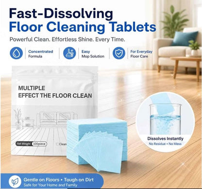 MopDrop Floor Cleaning Sheets | 100 Sheets | Drop, Dissolve & Mop