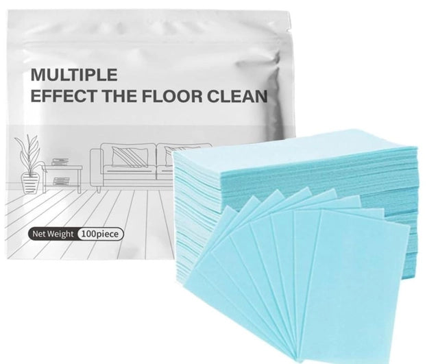 MopDrop Floor Cleaning Sheets | 100 Sheets | Drop, Dissolve & Mop