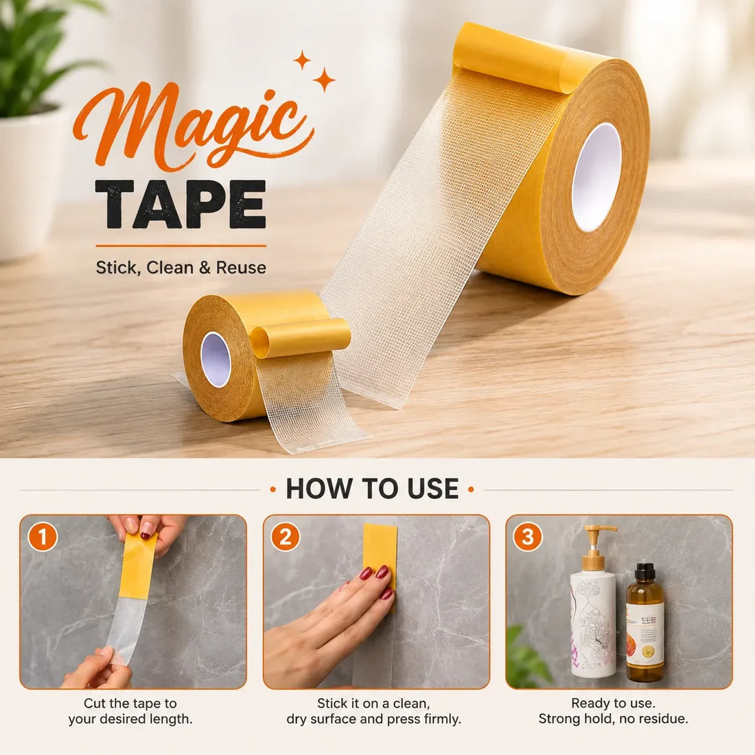StayGrip™ - Magic Carpet Tape | Buy 1 Get 1 Free